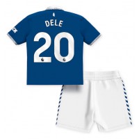 Camiseta Everton Dele Alli #20 Primera Equipación Replica 2023-24 para niños mangas cortas (+ Pantalones cortos)